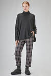 long and wide sweater in merino wool plain knit - LUSSI 