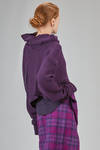 short and wide sweater, in virgin wool bouclé knit - MARC LE BIHAN 