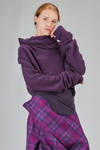 short and wide sweater, in virgin wool bouclé knit - MARC LE BIHAN 