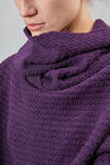 short and wide sweater, in virgin wool bouclé knit - MARC LE BIHAN 