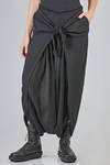 sarouel trousers in polyester, virgin wool and cotton gauze - MARC LE BIHAN 
