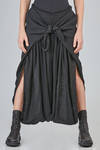 sarouel trousers in polyester, virgin wool and cotton gauze - MARC LE BIHAN 