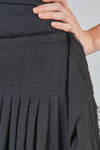 sarouel trousers in polyester, virgin wool and cotton gauze - MARC LE BIHAN 