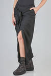 sarouel trousers in polyester, virgin wool and cotton gauze - MARC LE BIHAN 