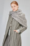 big scarf in virgin wool, mohair and polyamide knit - MARC LE BIHAN 
