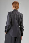 hip-lenght shirt, slim, in cotton poplin - NOIR KEI NINOMIYA 