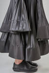 gonna lunga e ampia in satin di poliestere plissettato - NOIR KEI NINOMIYA 