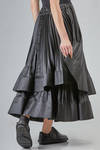 gonna lunga e ampia in satin di poliestere plissettato - NOIR KEI NINOMIYA 