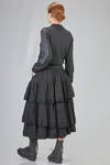short and lean cardigan in wool plain knit and cotton poplin - NOIR KEI NINOMIYA 