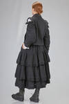 giacca al fianco in panno morbido di lana, foderata in cupro - NOIR KEI NINOMIYA 
