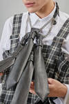 collana a cravatte in simil-pelle di poliuretano - NOIR KEI NINOMIYA 