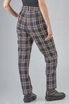 pantalone a sigaretta in tartan di lana e poliestere - NOIR KEI NINOMIYA 