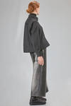 giacca/camicia al fianco, in twill di lana e poliestere - MELITTA BAUMEISTER 