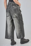 jeans 5 tasche in denim di cotone spalmato a mano - MELITTA BAUMEISTER 