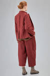 hip-lenght jacket, lean, in wool shetland - RISA NAKAMURA 