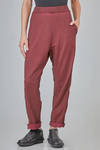 pantalone morbido in jersey stretch di cotone e elastan sovra tinto - RUNDHOLZ 
