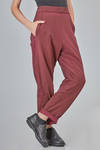 pantalone morbido in jersey stretch di cotone e elastan sovra tinto - RUNDHOLZ 