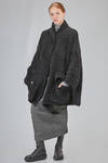 oversize cardigan in eco-friendly alpaca fur and polyester - RUNDHOLZ DIP 