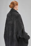 oversize cardigan in eco-friendly alpaca fur and polyester - RUNDHOLZ DIP 