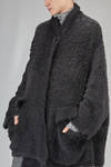 oversize cardigan in eco-friendly alpaca fur and polyester - RUNDHOLZ DIP 