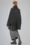 oversize cardigan in eco-friendly alpaca fur and polyester - RUNDHOLZ DIP 