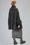 oversize cardigan in eco-friendly alpaca fur and polyester - RUNDHOLZ DIP 