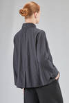 hip-lenght shirt, wide, in cotton chevron - SOH 