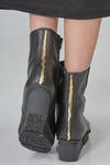 boot SOILI in cowhide leather and 3-blocks rubber heel - TRIPPEN 