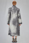 long and slim coat, in alpaca, virgin wool and polyamide - AVANT TOI 