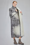 long and slim coat, in alpaca, virgin wool and polyamide - AVANT TOI 