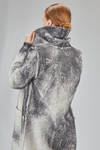 long and slim coat, in alpaca, virgin wool and polyamide - AVANT TOI 