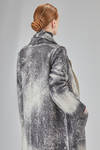 long and slim coat, in alpaca, virgin wool and polyamide - AVANT TOI 