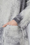long and slim coat, in alpaca, virgin wool and polyamide - AVANT TOI 
