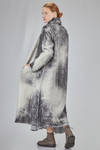 long and slim coat, in alpaca, virgin wool and polyamide - AVANT TOI 
