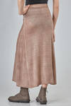 long sheath skirt in melange wool and cashmere knit - AVANT TOI 