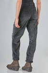 pantalone ergonomico in velluto liscio di cotone, modal e elastan con sfumatura degradé - HIGH 