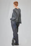 t-shirt lunga e asimmetrica in jersey di cotone - HIGH 