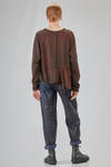 t-shirt lunga e asimmetrica in jersey di cotone - HIGH 