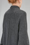 cappotto lungo e dritto in maglia stretch di lana merino, yack, poliammide e elastan - ISABEL BENENATO 