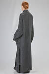 cappotto lungo e dritto in maglia stretch di lana merino, yack, poliammide e elastan - ISABEL BENENATO 