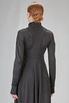 long and wide dress in light virgin wool and polyamide jersey - ISABEL BENENATO 