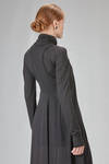 long and wide dress in light virgin wool and polyamide jersey - ISABEL BENENATO 