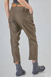 pantalone morbido in canvas di lino e cotone - YUTA MATSUOKA 