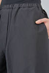 pantalone ampio, in satin di medio peso di cotone lavato - MANUELLE GUIBAL 