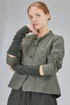 muffs in plain cashmere knit - MANUELLE GUIBAL 