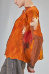 hip-lenght sweater in extra-fine merinos wool  nuno-felt - AGOSTINA ZWILLING 