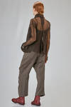 hip-lenght shirt in hand made and hand dyed nuno-felt in raw silk and natural Tiroler Bergschaf - AGOSTINA ZWILLING 