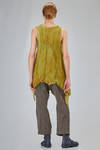 long and wide sweater in hand made and hand dyed nuno-felt in wool and silk - AGOSTINA ZWILLING 