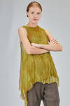 long and wide sweater in hand made and hand dyed nuno-felt in wool and silk - AGOSTINA ZWILLING 