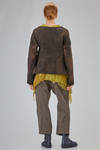 long and wide sweater in hand made and hand dyed nuno-felt in wool and silk - AGOSTINA ZWILLING 
